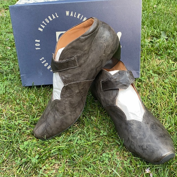 Think Shoes - Think, size 39/8, dressshoes, gray, distressed